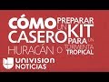 Preparación de un Kit Casero para Huracanes