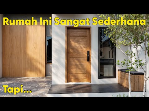 Rumah 1 lantai yang sederhana tapi moderen