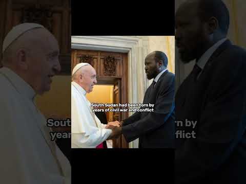 When the Pope Knelt for Peace in South Sudan #popefrancis