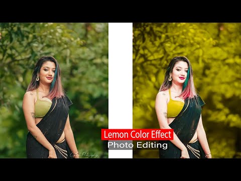 Premium Outdoor Photoshoot Preset | Photoshop Outdoor Lemon Color Effect Preset | Edit Zone