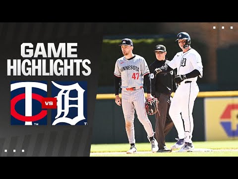 Twins vs. Tigers Game 1 Highlights (4/13/24) | MLB Highlights video clip