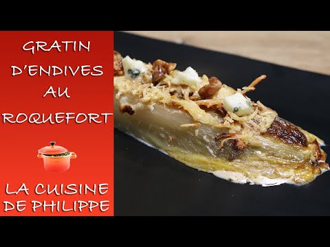 Gratin d'endives au roquefort