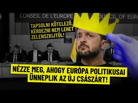 Tapsolni kötelező, kérdezni nem lehet Zelenszkijtől! Így ünneplik Európa politikusai a "császárukat"