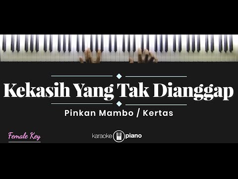 Kekasih Yang Tak Dianggap – Pinkan Mambo / Kertas (KARAOKE PIANO – FEMALE KEY)