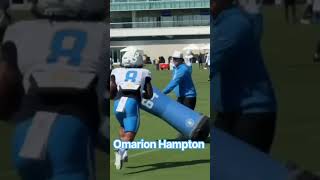 🔥 OMARION HAMPTON TRAINING CAMP FOOTAGE: RB Drills, Power Moves & Week 1 Prep 🔥