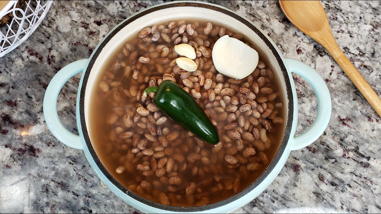Pot Of Pinto Beans Frijoles De La Olla Recipe
