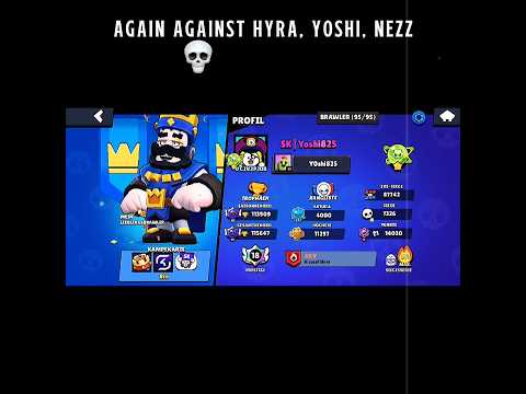 I played against Hyra, Yoshi and Nezz again #foryou #brawlstars #fypシ゚viral #edit #games #supercell