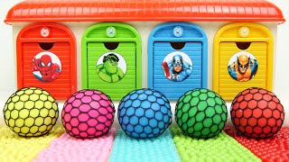 Satisfying Video | How I Made All Balloons into 4 Color Magic Doors ASMR Garage 4 Oddly Sounds
