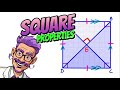 Properties of Diagonals in Squares