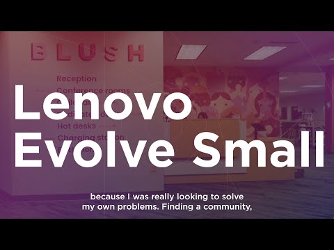 Lenovo Evolve Small + Blush Cowork