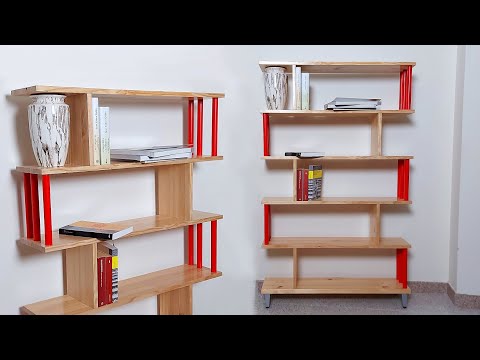 DIY Vertical Shelf Unit. Tips for Working with Store-Bought Boards