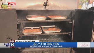 Kenny gets expert Cleveland-style BBQ tips from Sweet Pork Wilson's