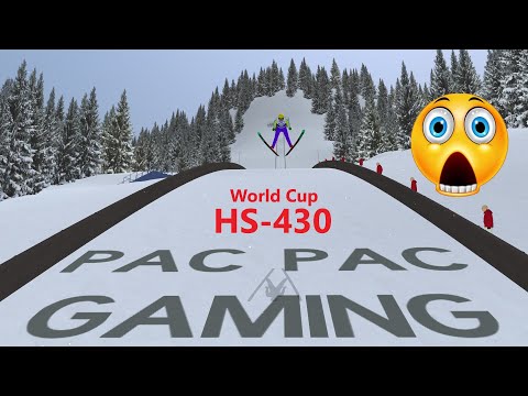 #dsj4 World Cup on my new ski jumping skiflying hill PACPACGAMING HS430 #dsj Gameplay