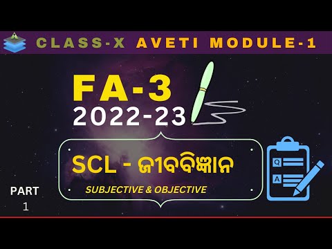 FA-3 Exam Class 10  Bio Science  Model Set   |  Aveti Learning |