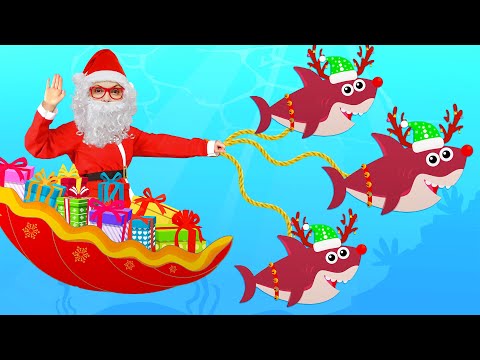 Christmas Baby Shark 🎄 More Kids Xmas Songs