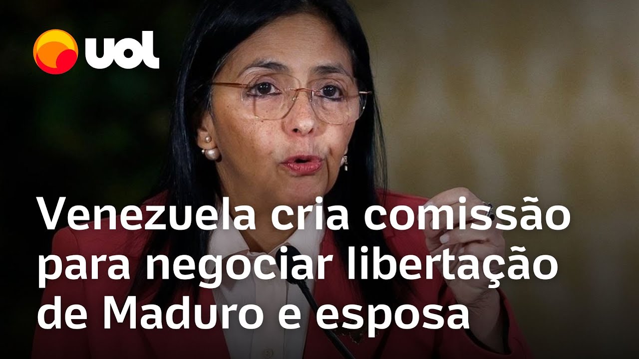 Venezuela Delcy Rodríguez presidente interina cria comissão sobre libertação de Maduro e esposa