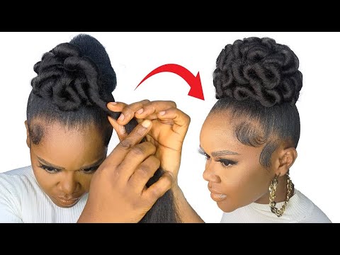 QUICK AND EASY HAIRSTYLE USING BRAID EXTENSION