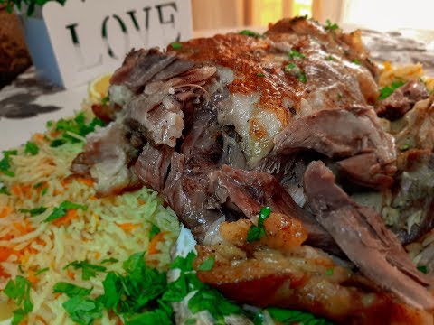 فخد خروف مشوي بالفرن على طريقه تركيه ..طريقه اكتر من رائعه ..وصفات رمضان Oven-Roasted Lamb Thigh