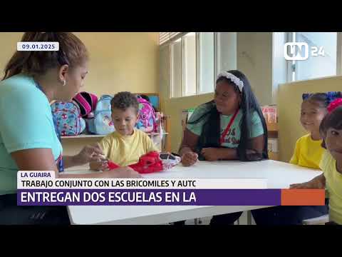 Entregan rehabilitadas dos instituciones educativas en La Guaira