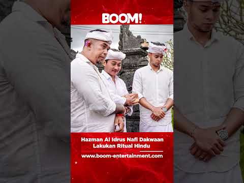 Hazman Al Idrus nafi dakwaan lakukan ritual Hindu. #boom #boomentertainment #hazmanalidrus #bali