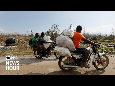 YouTube video thumbnail: Caribbean Nations hit by Hurricane Melissa Begin Long Road to Recovery