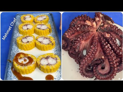 Mısırın İçinde Ahtapot Octopus in Corn