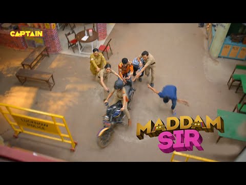 ब्रेक फेल अपनी मोटरसाइकिल को लेकर कहा घुस गई Karishma Singh || Best Of Maddam Sir