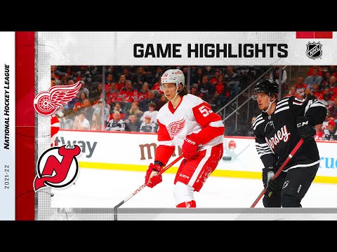Red Wings @ Devils 4/29 | NHL Highlights 2022 video clip