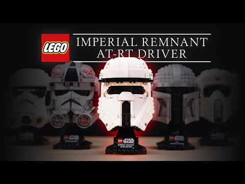 LEGO Star Wars Imperial Remnant AT-RT Driver Helmet REVIEW | Set 75458