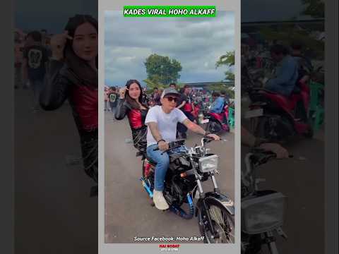 Kades Viral Hoho Alkaff Naik RX King Bareng Novi Sasmita