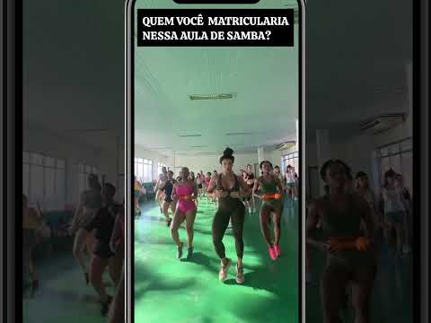 QUEM VOCÊ  MATRICULARIANESSA AULA DE SAMBA?#patriciapoeta #shortsvideo #viralvideo #foryou #samba