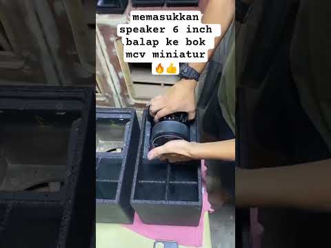 Penampakan miniatur mcv balap 6 inch. #miniatursoundsystem #mcv #speaker6inch #soundbattle #speaker