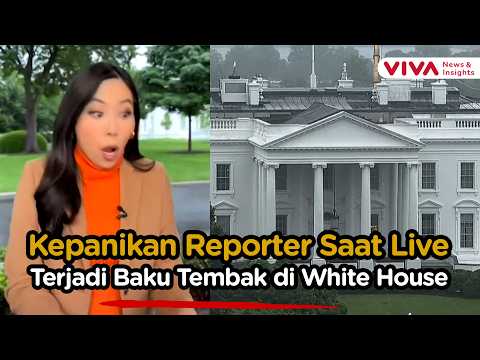 Baku Tembak di Dekat Gedung Putih Saat Trump Ada di Dalamnya