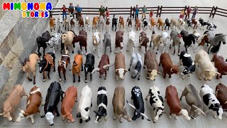 Mi enorme colección de animales de granja 🐴  Vacas Toros Caballos Terneros y mas ✨ Mimonona Stories