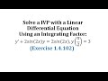 Integrating Factors and Differential Equations