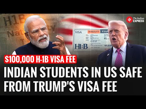 YouTube video thumbnail: USCIS Exempts Indian Students From $100,000 H-1B Fee