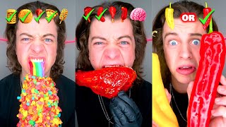*1 HOUR* LukeDidThat Spicy Challenge Compilation | Lukedidthat Shorts Videos 2025