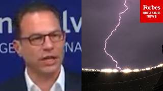 YouTube video thumbnail: Pennsylvania Gov. Josh Shapiro Holds Press Conference as Severe Weather Hits State