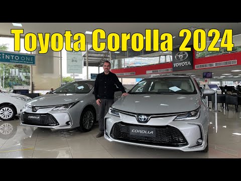 Toyota Corolla 2024 - O que mudou nas versões do modelo 2024