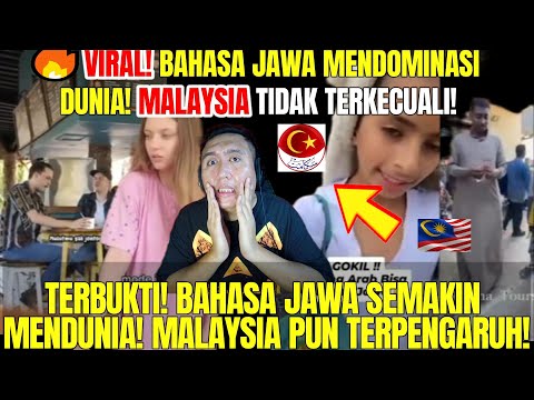 😱 BAHASA JAWA SEMAKIN MENDUNIA! ORANG MALAYSIA PUN IKUT BELAJAR!🇲🇾REACTION🇮🇩