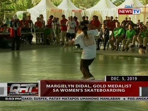 Margielyn Didal, gold medalist sa women's skateboarding ...