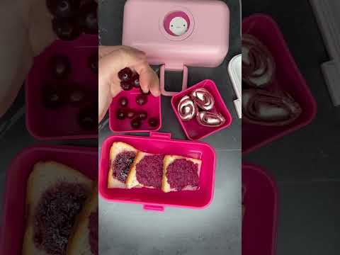لانش بوكس بنفسجي 💜💟#lunchbox