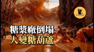 糖漿廠洩漏，870萬升糖蜜淹沒街道，200人瞬間被固化