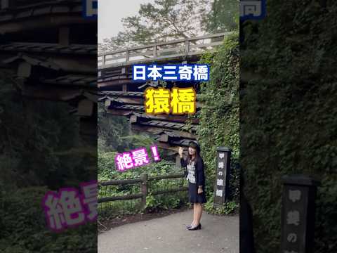 【日本三奇橋】絶景！猿橋