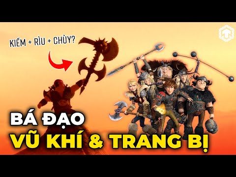 Top 17 Vũ Khí Và Trang Bị Xịn Nhất Bí Kíp Luyện Rồng | How To Train Your Dragon | Ten Anime