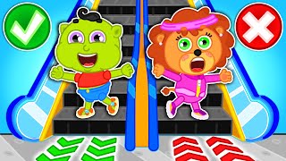 Liam Family USA | Escalator Mall Adventure | Family Kids Cartoons