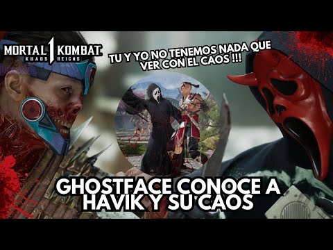 Ghostface conoce a Havik y su Caos Mortal Kombat 1 Khaos Reigns