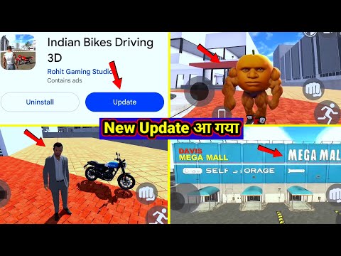 🤩New Update आ गया Indian bike driving 3d game Michael character+GTA V Cty Indian bike driving 3d