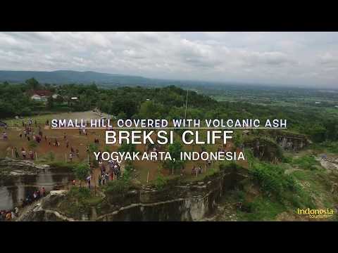 Breksi Cliff in Jogjakarta : A Rock and Resembles Small Hill Covered
With Volcanic Ash