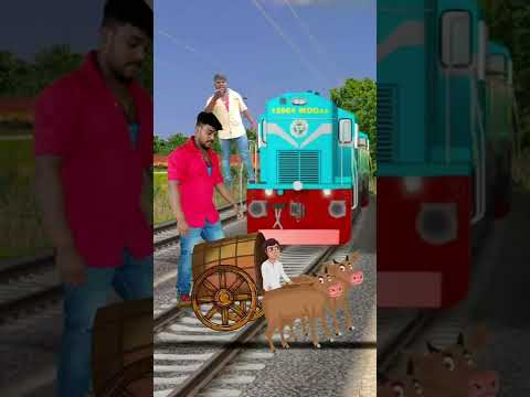 funny train vfx magic video #shorts #youtube